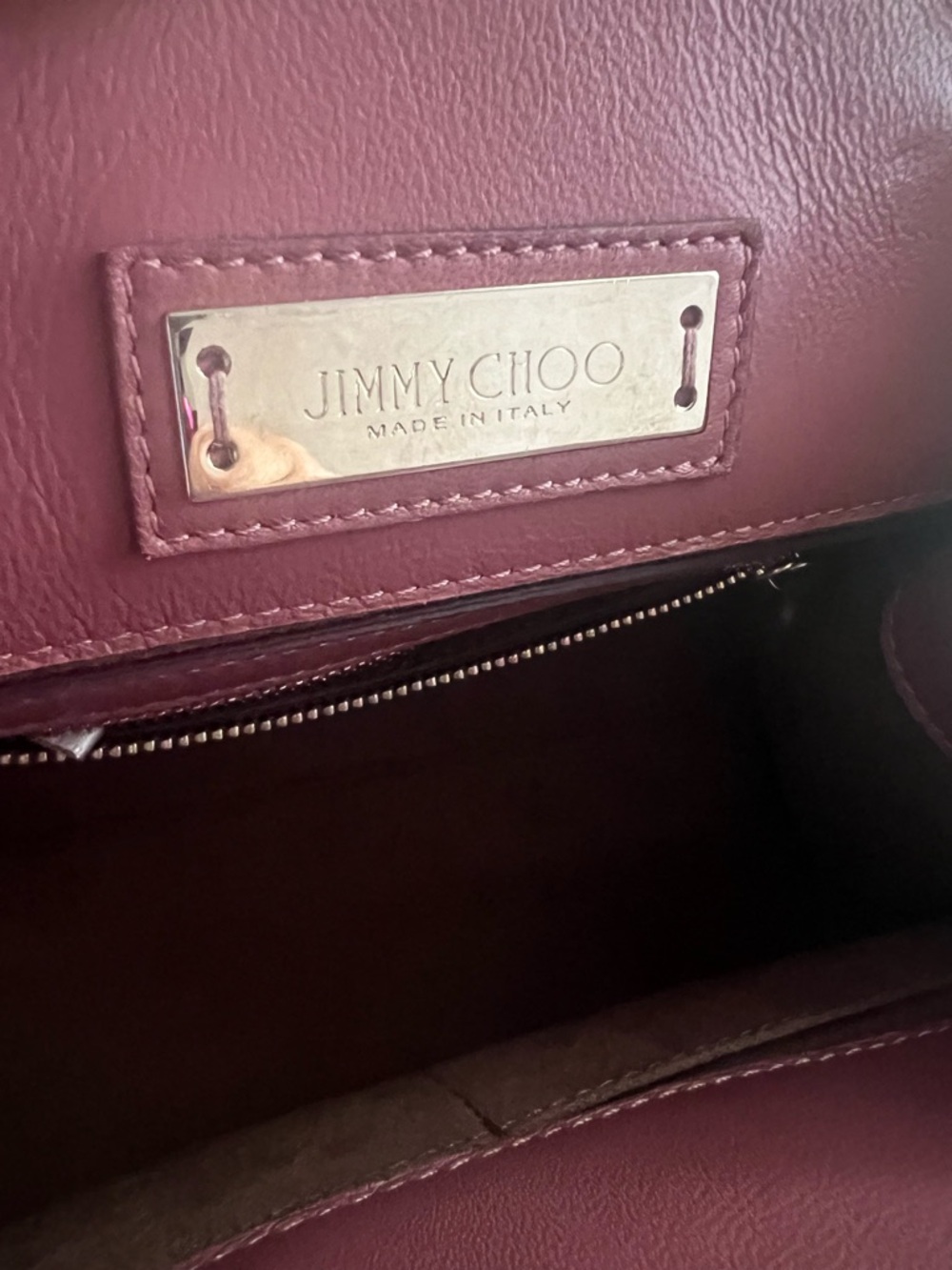 Jimmy Choo Women’s Suede Handbag with Crossbody in Dusty Pink - Picture 4 of 10